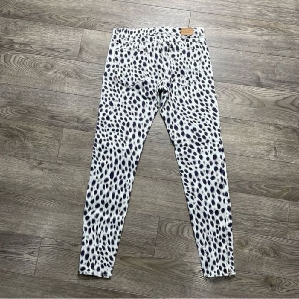 RALPH LAUREN Denim  &  Supply Skinny Jeans Size 26 Womens Cheetah Print Ankle